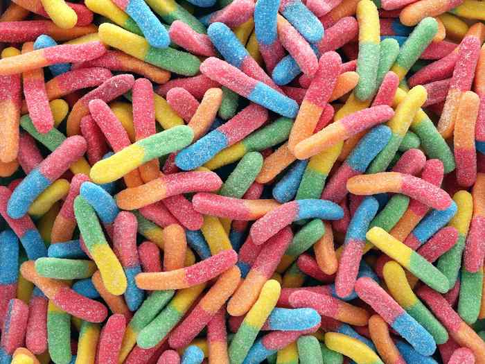 Sugared jelly sweets